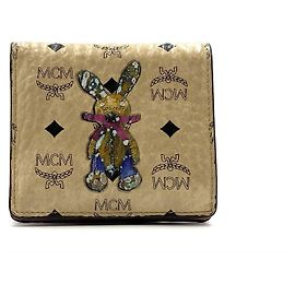 MCM RABBIT PRINT CASE CARDHOLDER IVORY SMALL Other