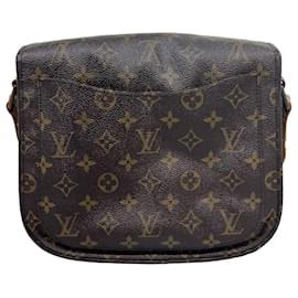 Louis Vuitton-LOUIS VUITTON Monogram Saint Cloud GM Shoulder Bag M51242 LV Auth ki2327-Monogram