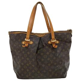 Louis Vuitton-LOUIS VUITTON Monogram Palermo GM Tote Bag M40146 LV Auth bs2366-Monogram