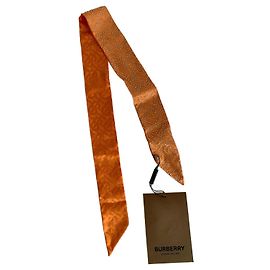 Burberry Stole Orange Cloth Orange