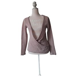 Pull Cache Coeur Berenice en Cachemire Rose Rose