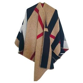 Manta capa de poncho burberry lã e caxemira esgotada!!! perfeito para este inverno Castanho claro