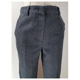 Moschino-Un pantalon, leggings-Noir,Gris