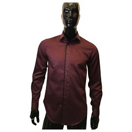 Autre Marque Camicia bordeaux di Izac Bordò