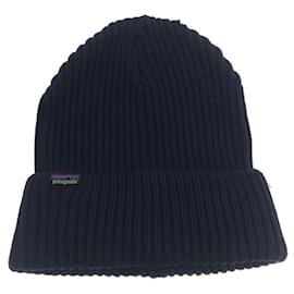 Autre Marque-**Patagonia Knit Cap - Fisherman’s Rolled Beanie-Navy blue