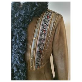 Antik Batik-Coats, Outerwear-Khaki