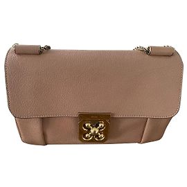 Chloé Elsie handbag pink ostrich leather Pink
