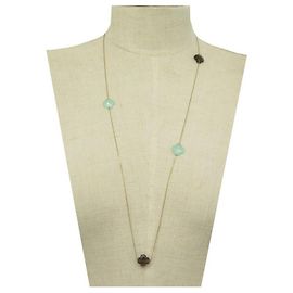 COLLAR MORGANNE BELLO CLOVER CANDY COLLAR 80cm de oro amarillo 18COLLAR K Dorado