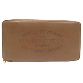 Louis Vuitton-PORTEFEUILLE LOUIS VUITTON ZIPPY IENA ED LIMITEE M58209 CUIR CAMEL WALLET-Caramel