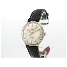 Omega-VINTAGE OMEGA SEAMASTER DE VILLE AUTOMATIC WATCH 34mm steel 3 WATCH STRAPS-Silvery