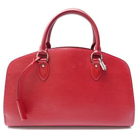 Louis Vuitton-NEW LOUIS VUITTON PONT NINE HANDBAG RED EPI LEATHER RED LEATHER HANDBAG-Red