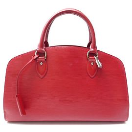 NOVA BOLSA LOUIS VUITTON PONT NINE RED EPI COURO BOLSA VERMELHA DE COURO Vermelho