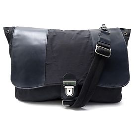 Céline BOLSA CELINE EM LONA E BOLSA COURO PRETO Preto