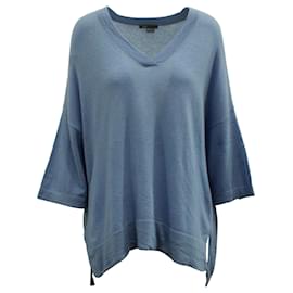 Vince-Suéter oversized Vince em cashmere azul claro-Azul,Azul claro