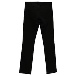 Joseph-Pantalon de costume coupe droite Joseph en viscose noire-Noir