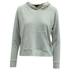 Autre Marque Moletom com Capuz James Perse em Algodão Branco Branco Cru