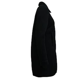Simone Rocha-Simone Rocha Straight Coat in Black Polyester-Black
