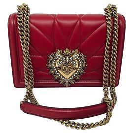 Dolce & Gabbana Medium shoulder bag from the Devotion line Red