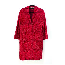 Abrigo de encaje rojo de Roland Mouret Roja