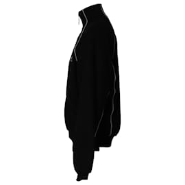 Balenciaga-balenciaga 3Jaqueta de treino B Logo Sports Icon em algodão preto-Preto