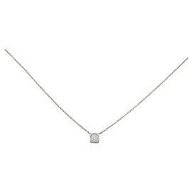Collar Dinh Van, "El cubo", ORO BLANCO, diamante. Otro