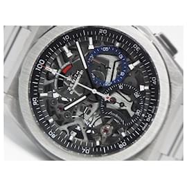 Zénith-ZENITH Defy El Primero21 Chronograph Titanium Ref.95.9000.9004/78.M9000 Genuine goods Mens-Silvery