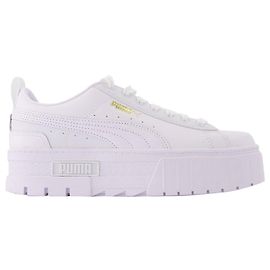 Puma Mayze Classique Wnsin Cuir Blanc Blanc