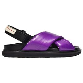 Marni Fb Cross Puffy Nylon in Lila Lila