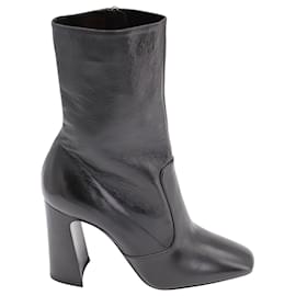 Saint Laurent-Saint Laurent Maddie Ankle Boots in Black Leather -Black