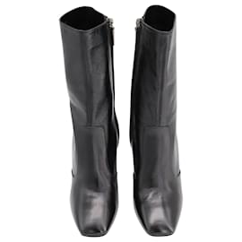 Saint Laurent-Saint Laurent Maddie Ankle Boots in Black Leather -Black