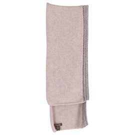 Loro Piana Strickschal aus beigem Kaschmir Beige