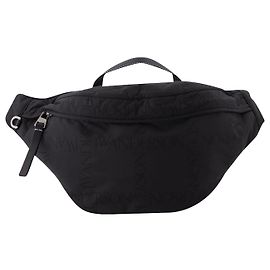JW Anderson Bolsa de Cinto de Lona Preta Preto