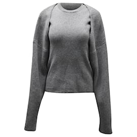 Autre Marque-Frankie Shop Knit Top and Shrug Set in Grey Acrylic-Grey