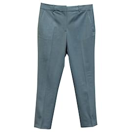 Victoria Beckham-Pantalón Victoria Beckham Regular Fit de lana azul-Azul