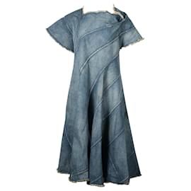 Comme Des Garcons-Junya Watanabe X Comme Des Garcons Denim Dress-Blue