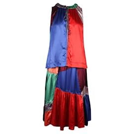 Marc Jacobs-Multicoloured Patchwork Silk Skirt & Top Set-Other