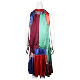 Marc Jacobs-Multicoloured Patchwork Silk Skirt & Top Set-Other