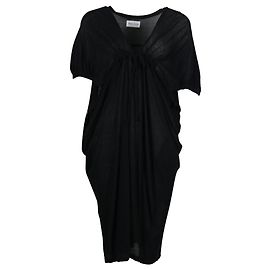 Tsumori Chisato Vestido negro con alas de murciélago Negro