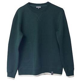 Lanvin Kettenstich-Pullover aus grüner Wolle Grün