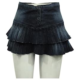 Bcbg Max Azria-Denim-Rüschen-Minirock-Andere