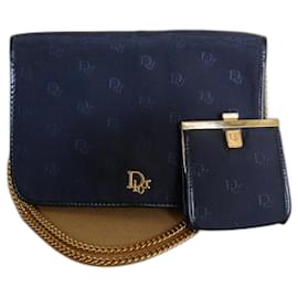 Dior-Handtaschen-Marineblau,Gold hardware
