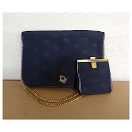 Dior-Handtaschen-Marineblau,Gold hardware