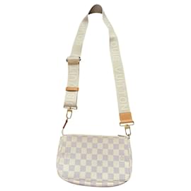 Louis Vuitton-Pochette Damier Azur-Beige