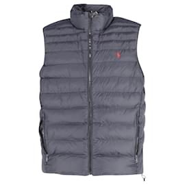 Ralph Lauren-Polo Ralph Lauren Padded Vest in Grey Recycled Nylon -Grey