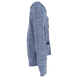 Ralph Lauren-Polo Ralph Lauren Knitted Cardigan in Blue Cotton -Blue