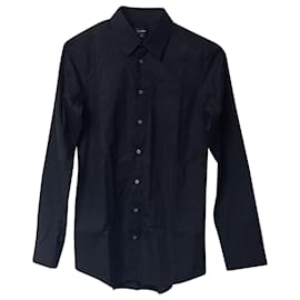 Jil Sander-Camicia a maniche lunghe di Jil Sander in cotone nero-Nero