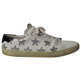 Saint Laurent-Saint Laurent Signature California Sneakers in White Leather-White