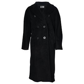 MAX MARA 101801 Icon Coat in Black Wool Black