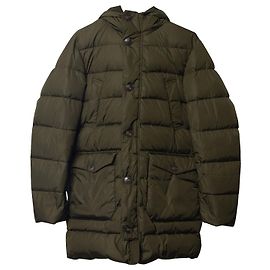 Herno Down Puffer Jacket in Green Nylon Green