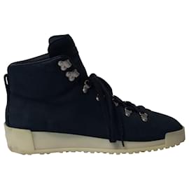 Fear of God-Fear of God 7th Hiker Boots in Black Leather-Black